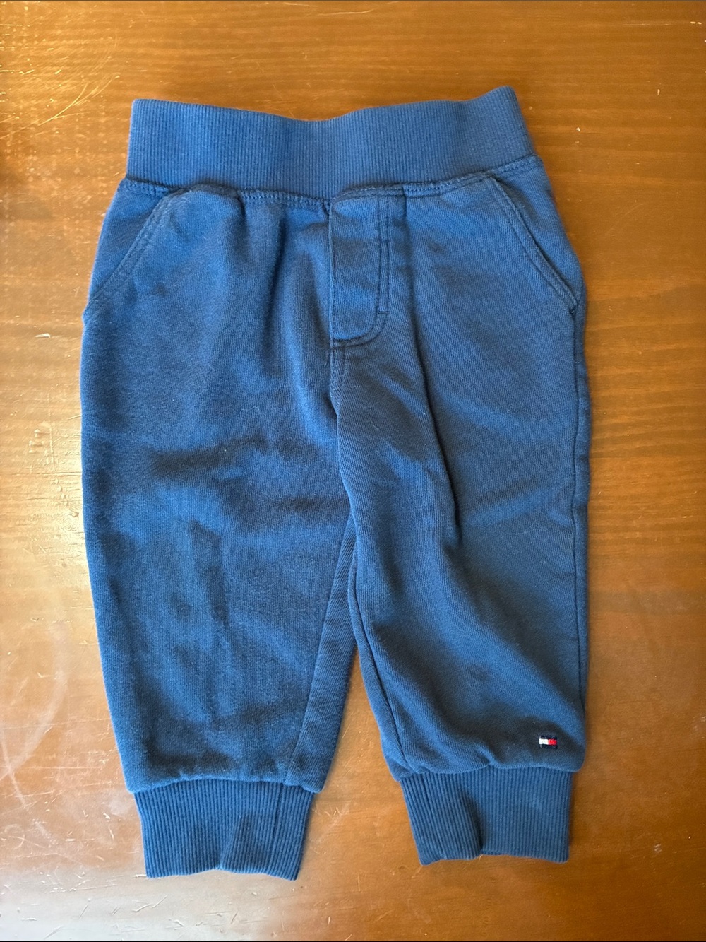 Tommy Hilfiger Navy Blue Jogger Pants with Logo